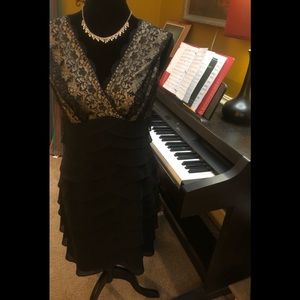 Scarlett Nite, Little Black Cocktail dress; size 8